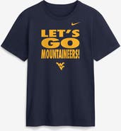 Nike Men's Nike Navy West Virginia Mountaineers 2026 Sideline Dri-FIT Slogan T-Shirt