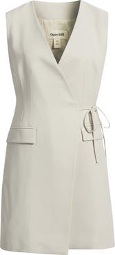 Open Edit Icon Blazer Wrap Dress