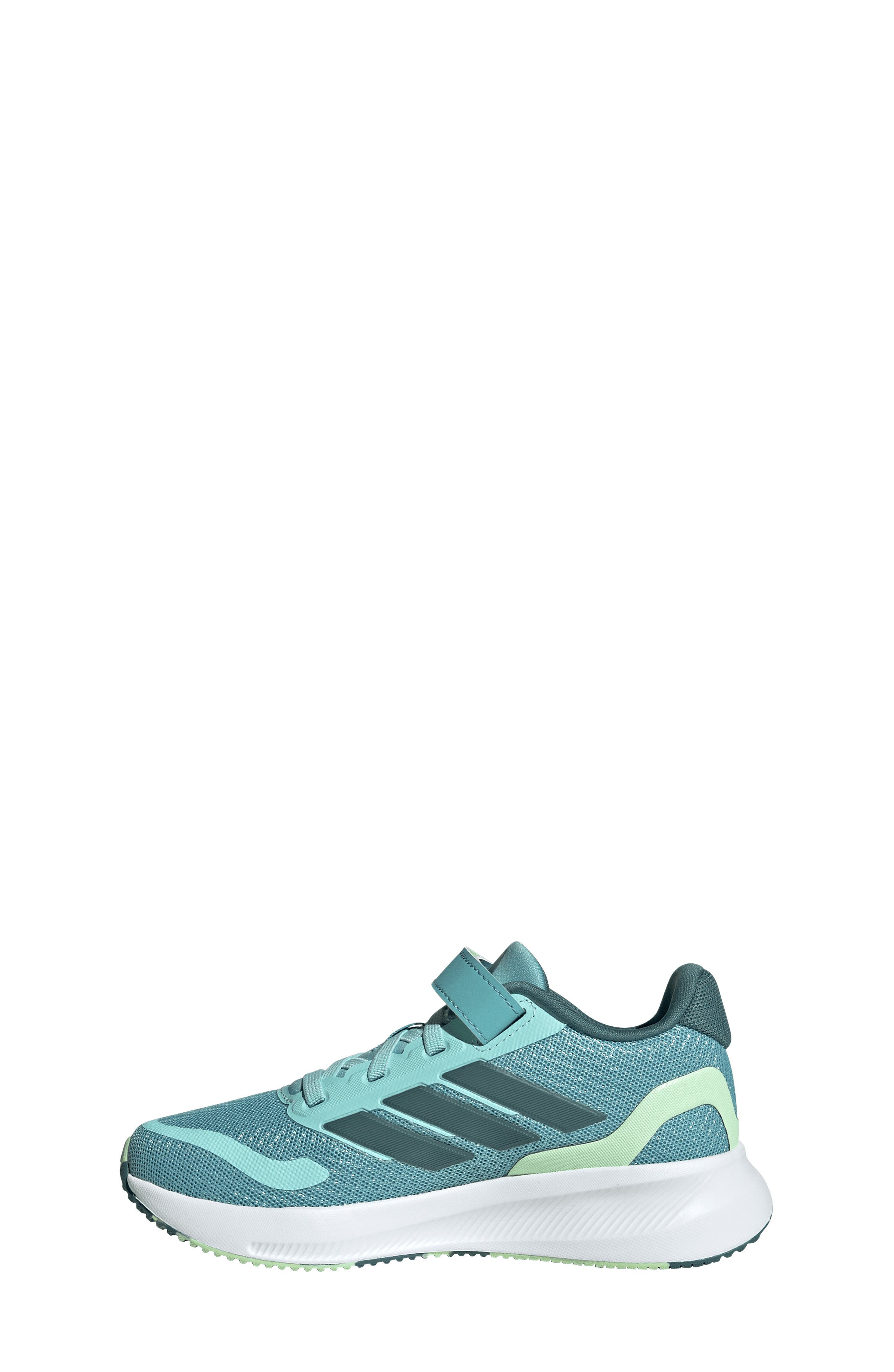 adidas Kids' Runfalcon 5 Sneaker, Alternate, color, Mint/ Teal/ Green Spark