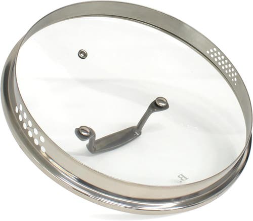 Blu . 8.5qt Stock Pot With Double Strainer Lid In Black