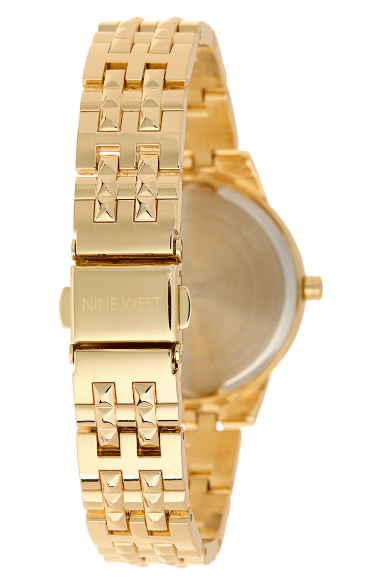 Nine West Three-Hand Quartz Bracelet Watch, 31mm, Alternate, color, 