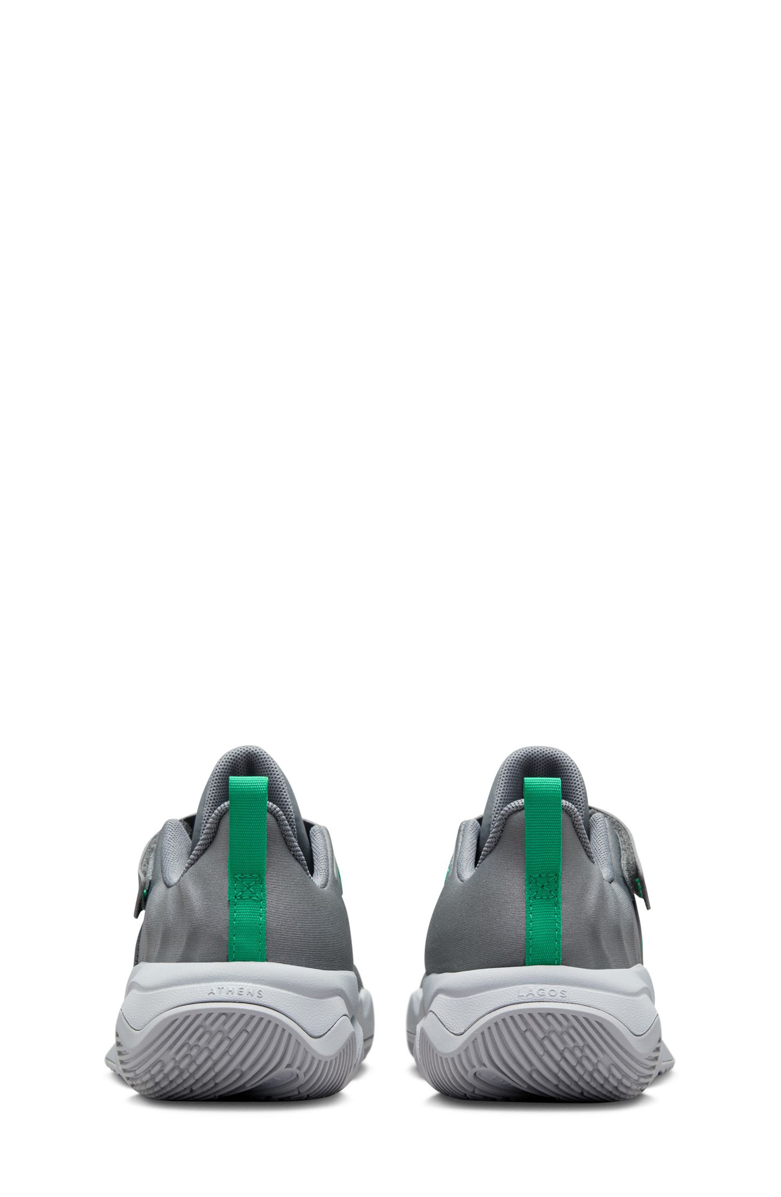 Kids' Giannis Immortality 4 Basketball Shoe, Alternate, color, SMOKE GREY/ STAR GREEN