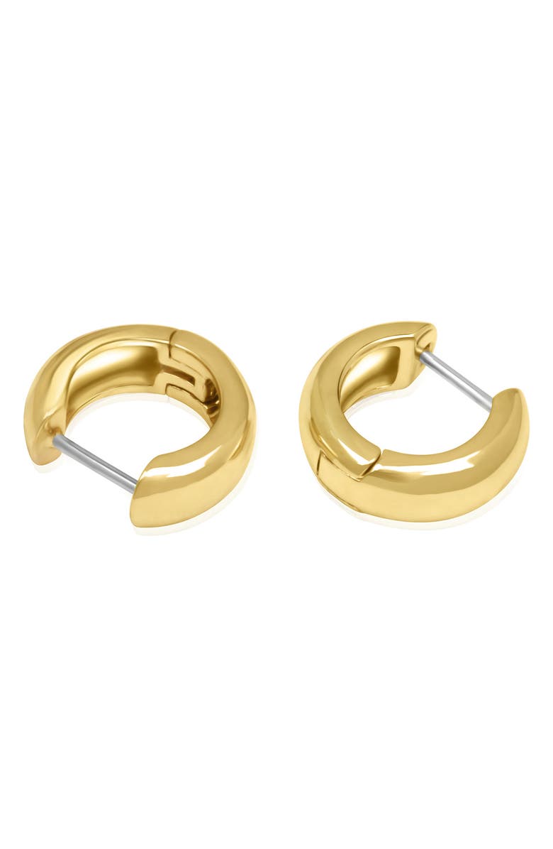 ES JEWELRY Wide Huggie Hoop Earrings, Alternate, color, 