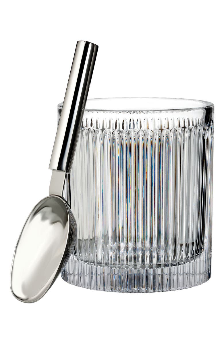 Waterford Aras Lead Crystal Ice Bucket & Scoop, Main, color,
