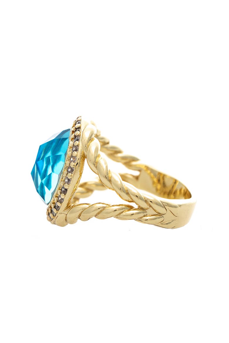 Blue Stone Ring, Alternate, color, BLUE