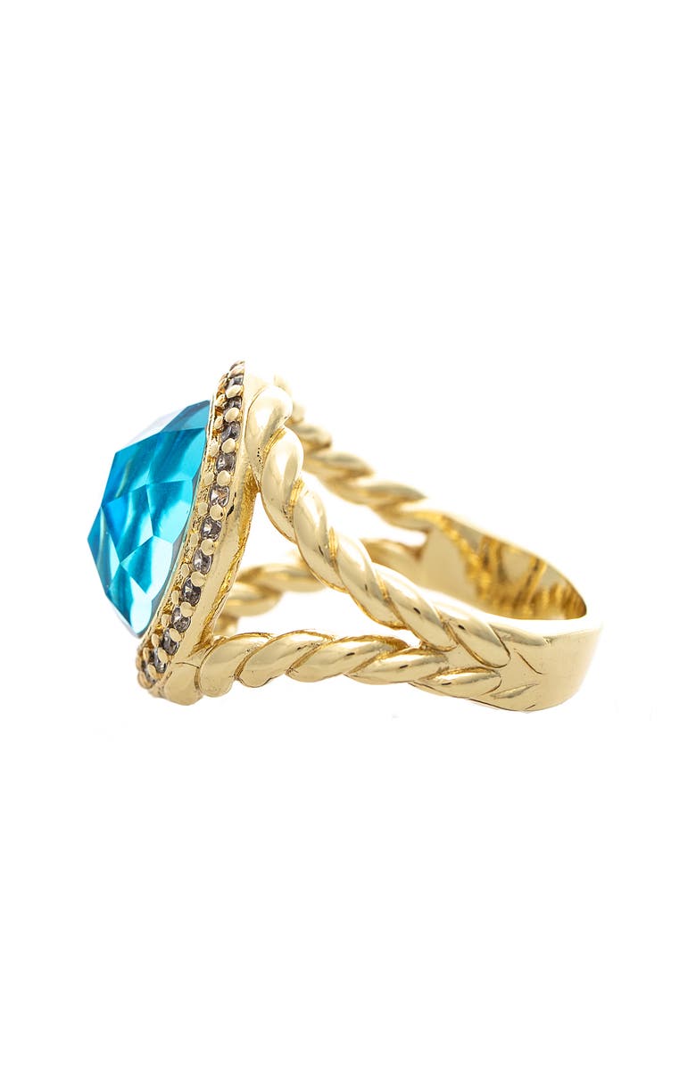 RIVKA FRIEDMAN Blue Stone Ring, Alternate, color, Blue