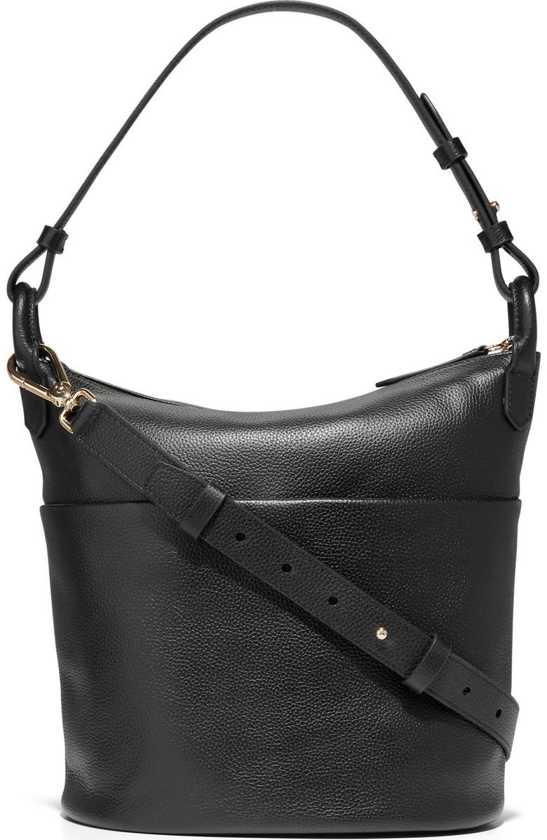 Cole Haan Essential Soft Leather Bucket Bag, Alternate, color,