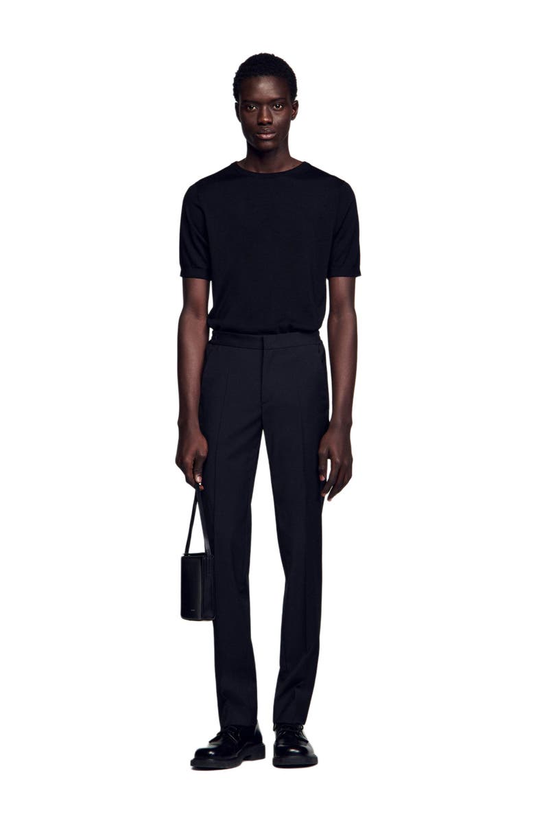SANDRO Elasticated trousers, Alternate, color, 