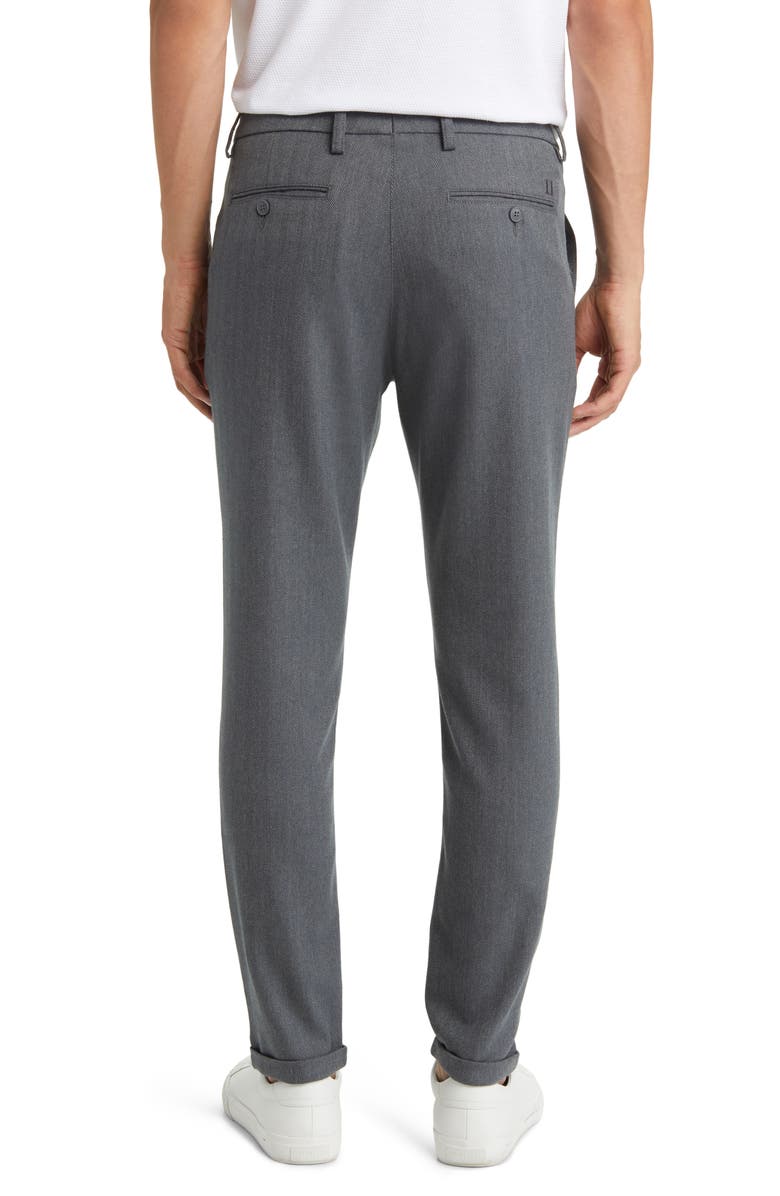 Les Deux Como Regular Fit Herringbone Suit Pants, Alternate, color, 