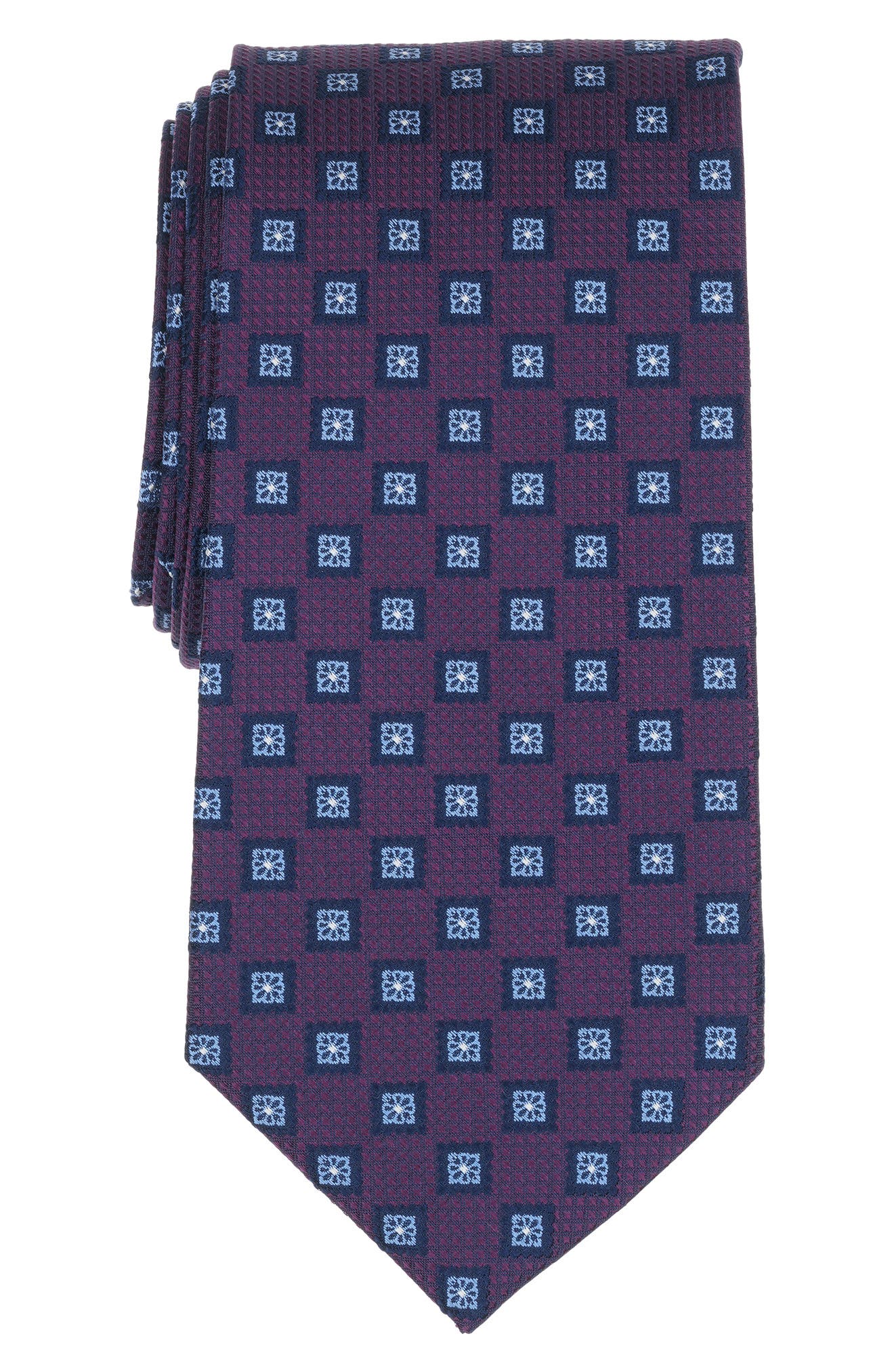 Brooks Brothers Stamp Geo Silk Blend Tie