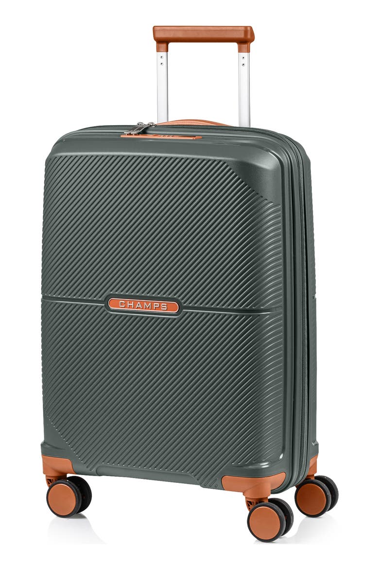 Aura Carry-On Hardside Spinner Luggage, Alternate, color, GREEN