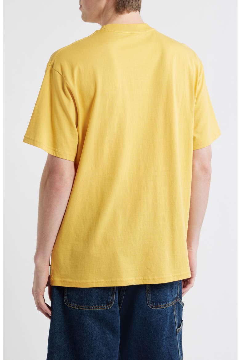 Thumb Print Cotton Jersey Graphic T-Shirt, Alternate, color, OCHRE