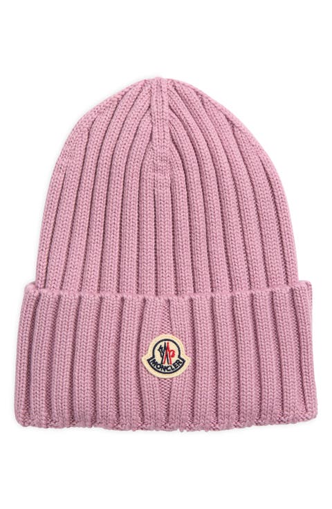 ニットキャップ・ビーニー Moncler Grenoble Dark Pink Wool Beanie Hat 25516354_55622907_1000.jpg