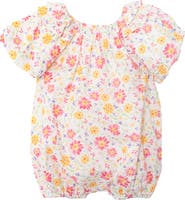 Mabel + Honey Petal Party Short Bubble Sleeve Romper