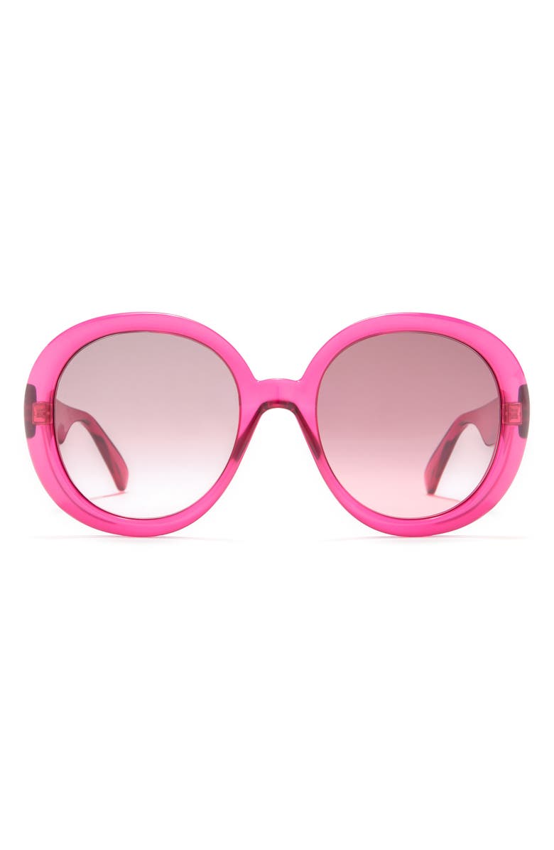 Gucci 52mm Round Sunglasses, Main, color,