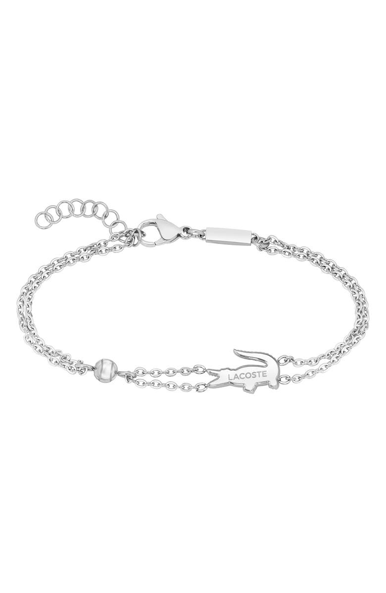 Lacoste Crocodile Station Bracelet, Alternate, color,