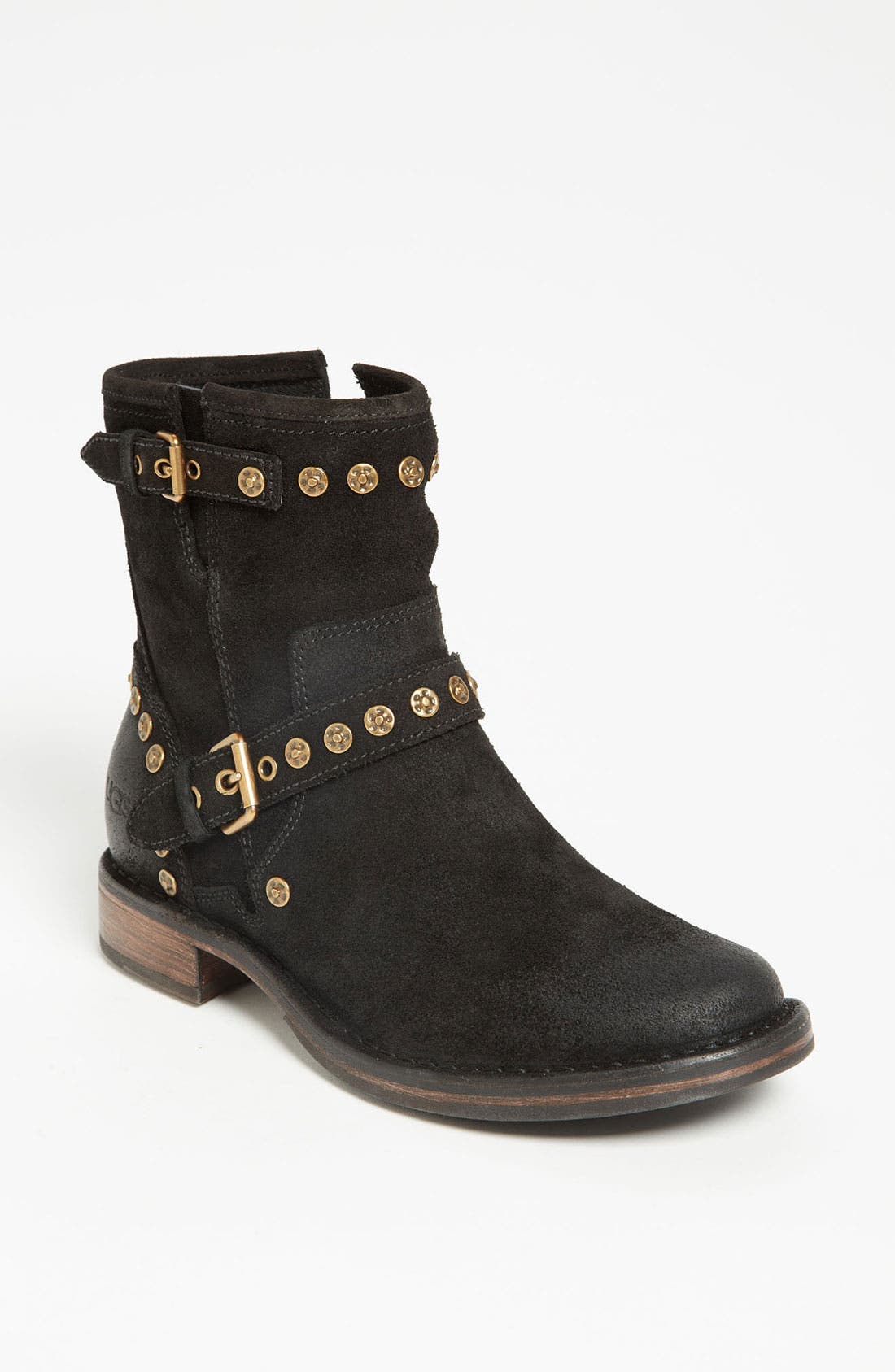 Australia 'Fabrizia Studs' Boot, Main, color, BLACK