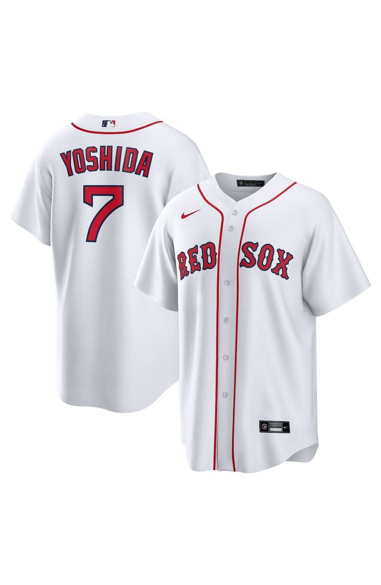 Nike Men's Nike Masataka Yoshida White Boston Red Sox Home Official Replica Player Jersey, Main, color,
