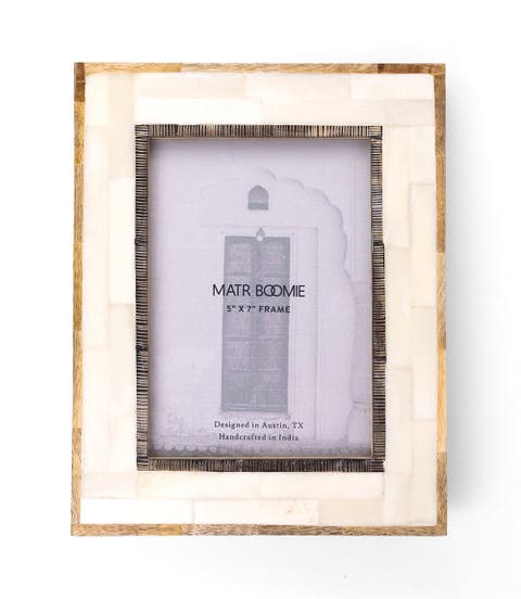 Janaka Picture Frame - Carved Bone and Horn