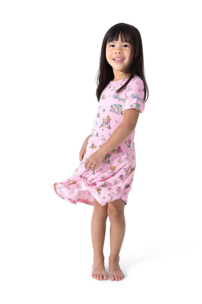 Kids' Mermaid Lagoon Short Sleeve Dress, Alternate, color, Mermaid Lagoon