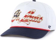 '47 Men's '47 White St. Louis Cardinals Patriotic Overhand Hitch Adjustable Hat