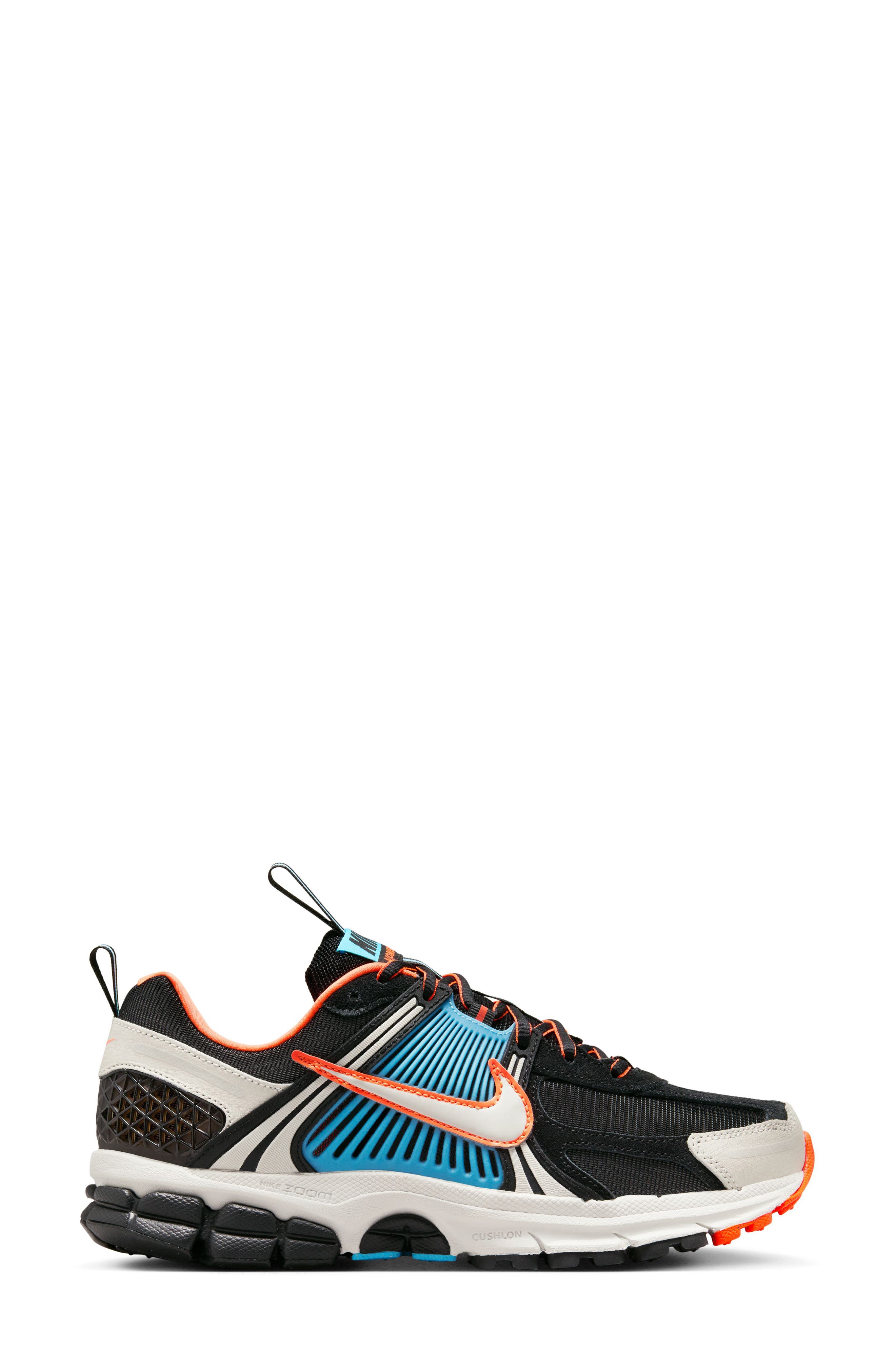 Zoom Vomero 5 PRM Sneaker, Alternate, color, BLACK/ BONE/ BLUE/ ORANGE