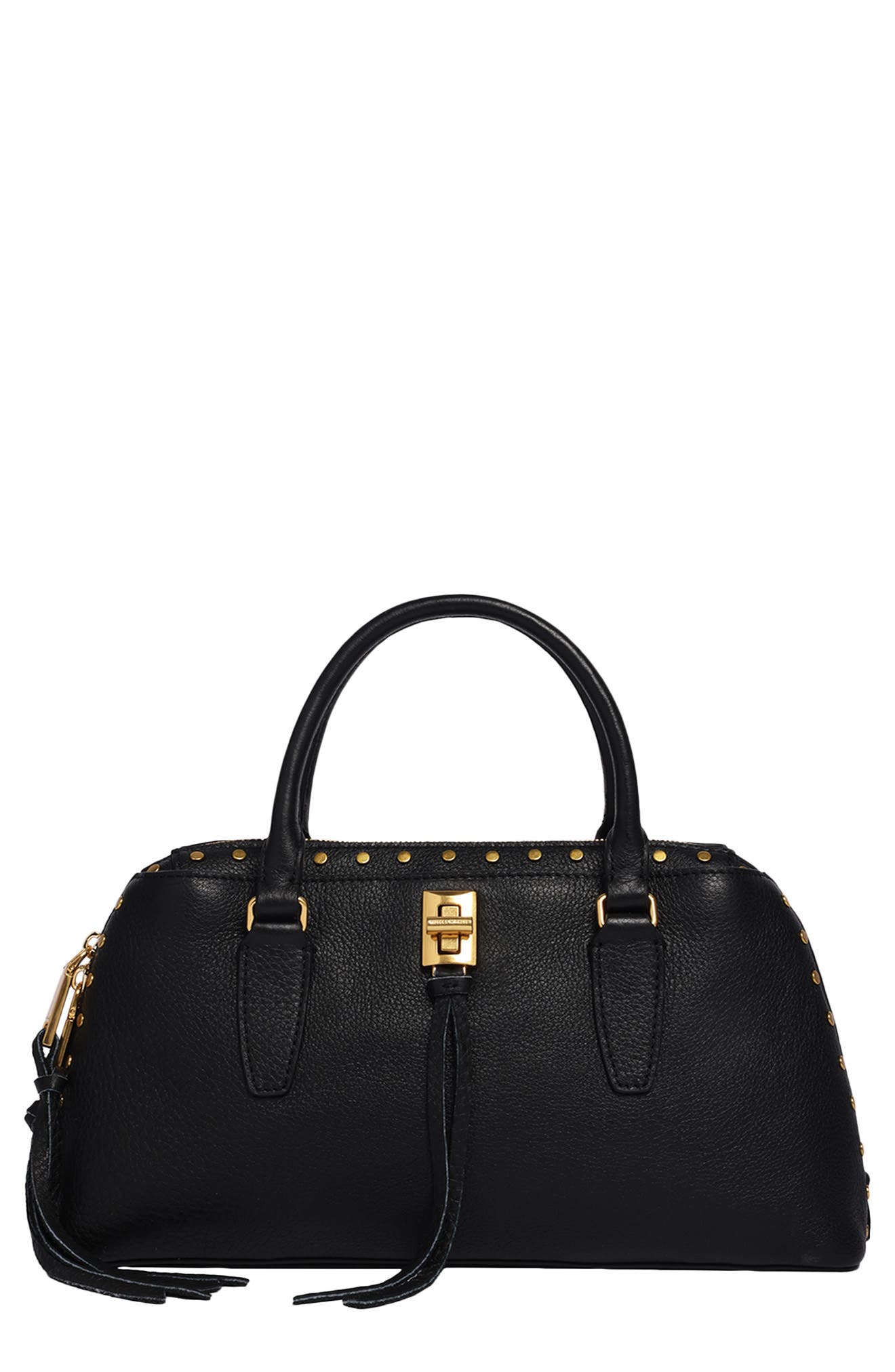 Darren Dome Leather Crossbody Bag
