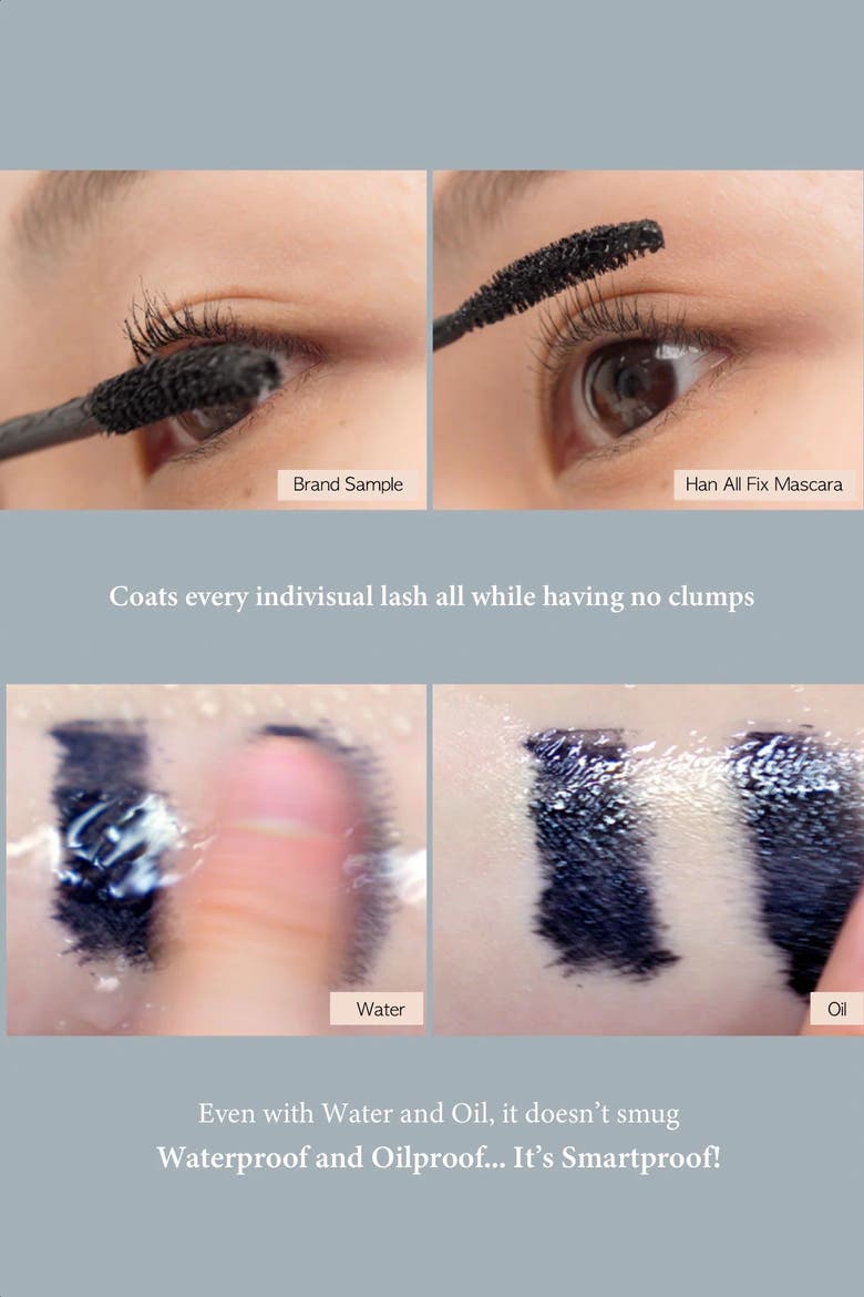 Han All Fix Mascara, Alternate, color, V01 Volume Black