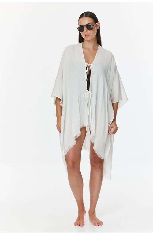Gottex Beach Life Solena Open Tie Top Cover-up In White