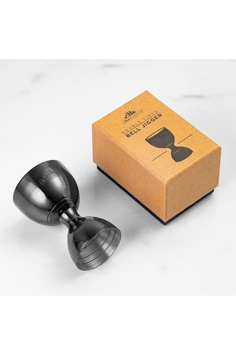 Black Bell Cocktail Jigger, Alternate, color, Black