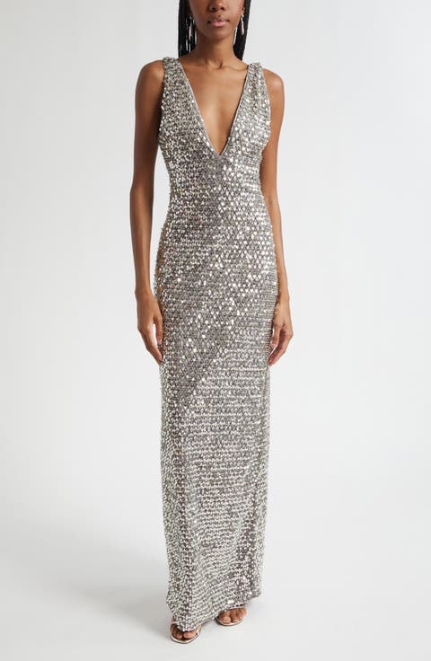 Ellie Sequin Gown