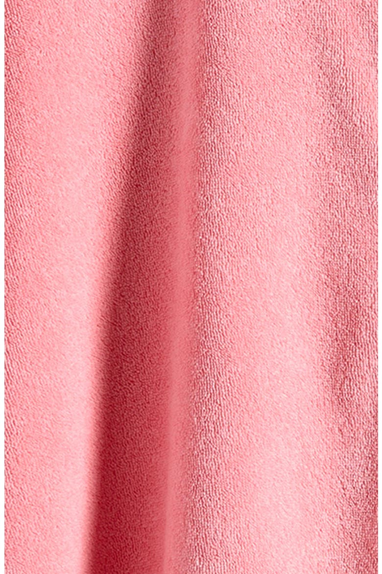 Kids' Cotton Blend Hooded Towel Poncho, Alternate, color, PINKLET