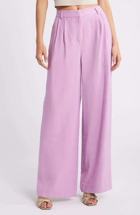 High Waist Wide Leg Trousers