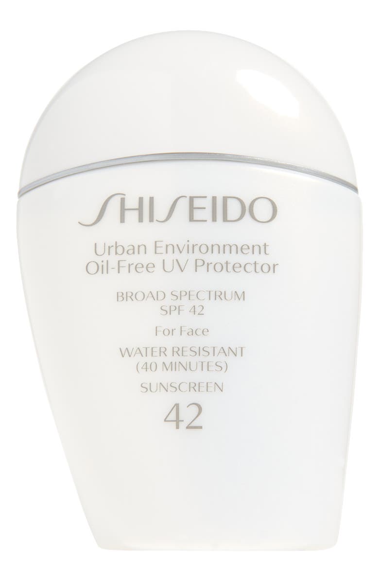 Shiseido Urban Environment Oil-Free UV Protector SPF 42 Sunscreen Lotion, Main, color,