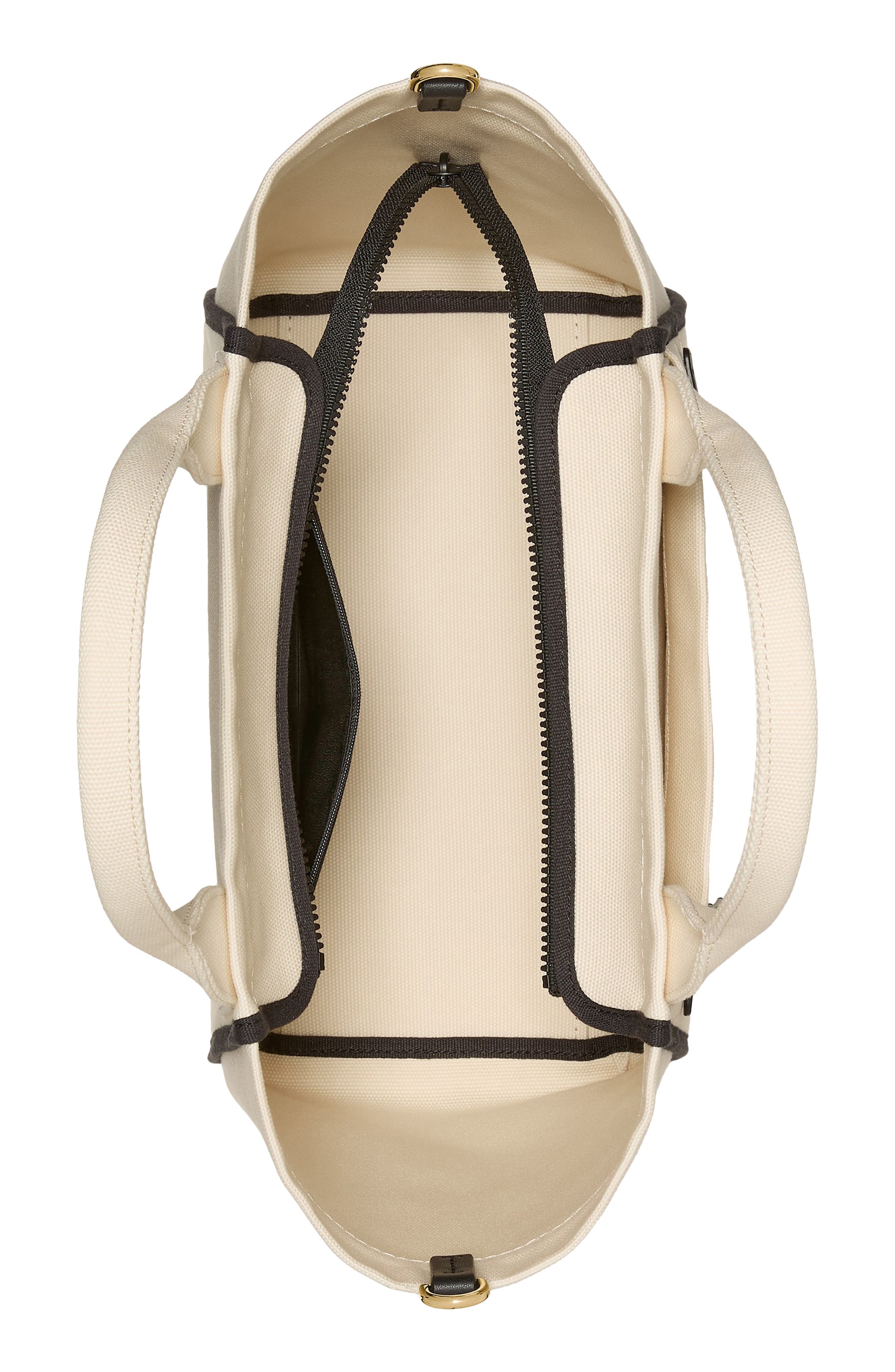 Kate Spade New York dash canvas tote bag, Alternate, color, Natural