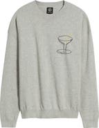 Bobeau Martini Crewneck Cotton Sweater