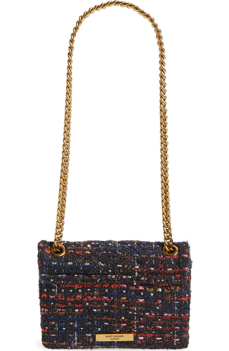 Kurt Geiger London Mini Kensington Tweed Shoulder Bag, Alternate, color,