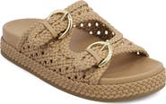 MIA Braided Buckle Strap Platform Sandal