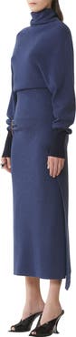 Lanvin Wool And Cashmere Midi Dress