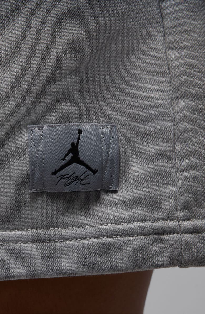 Jordan Flight Fleece Dip Dye Sweat Shorts, Alternate, color, Light Smoke Grey
