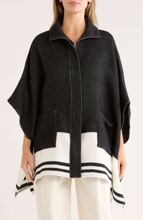 Stripe Zip Topper
