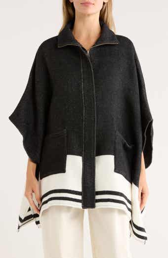 BCBG Stripe Zip Topper