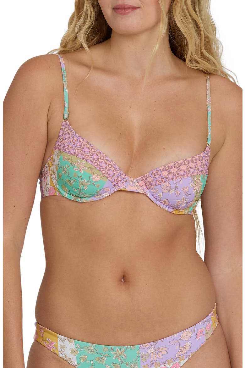 Dreamy Daze Morgan Underwire Bikini Top, Main, color, SWEET LILAC