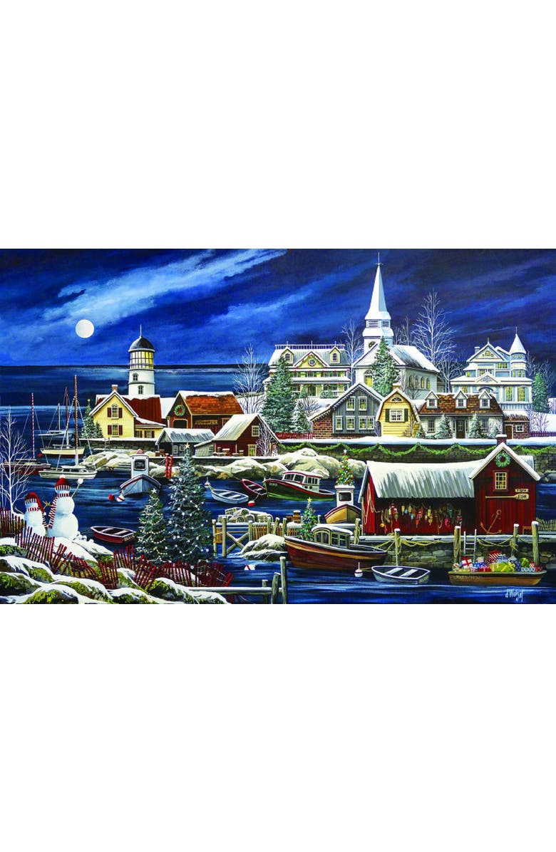 Sunsout Winter Harbor 1000 piece Jigsaw Puzzle for Adults, Alternate, color, Multicolor