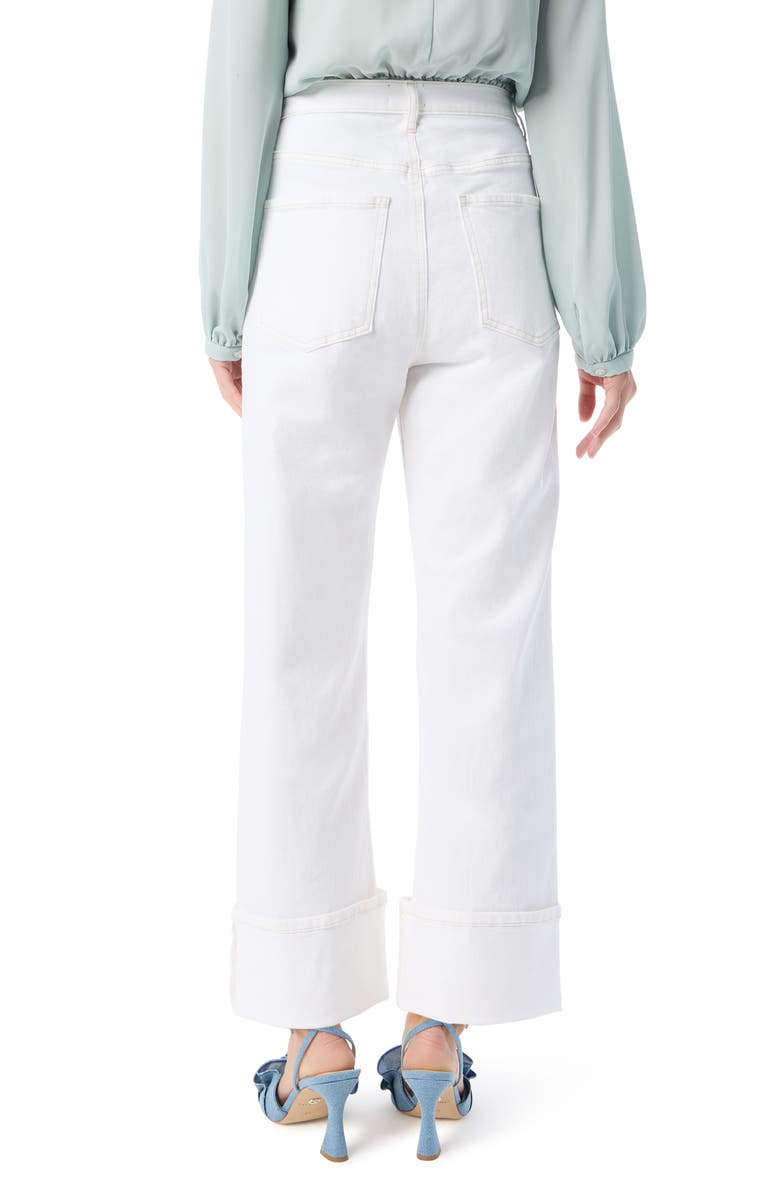 DO by Dee Ocleppo High Waist Cuff Wide Leg Jeans, Alternate, color,