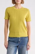 Kenneth Cole Variegated Rib Crewneck Sweater