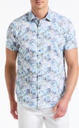 Robert Graham Short Sleeve Cotton Button-Up Shirt