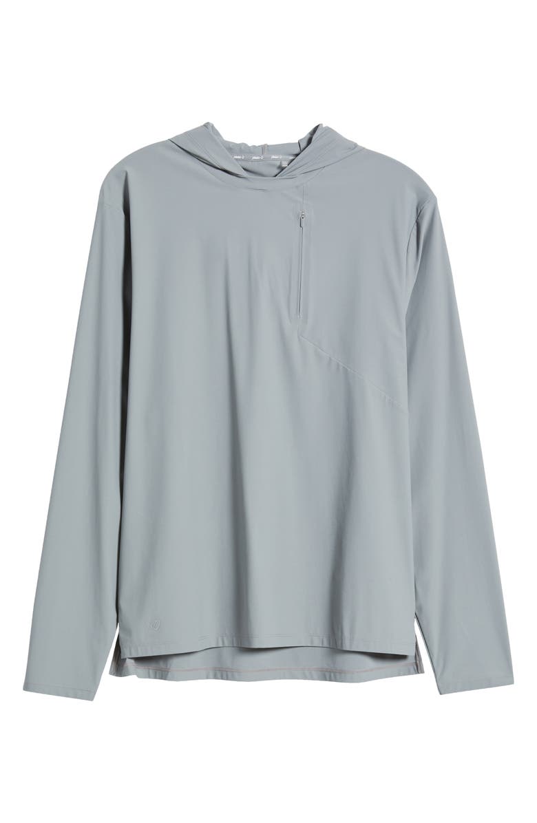 johnnie-O Maxwell Hooded Long Sleeve T-Shirt, Alternate, color, Thunder