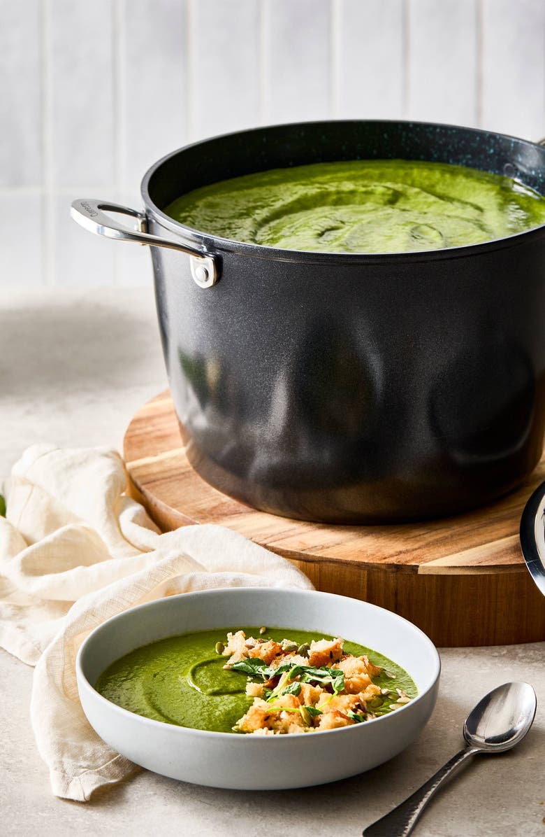 Cuisine::pro<sup>®</sup> GREEN STONE<sup>™</sup> 8.5 Qt. Stockpot with lid, Alternate, color, Black
