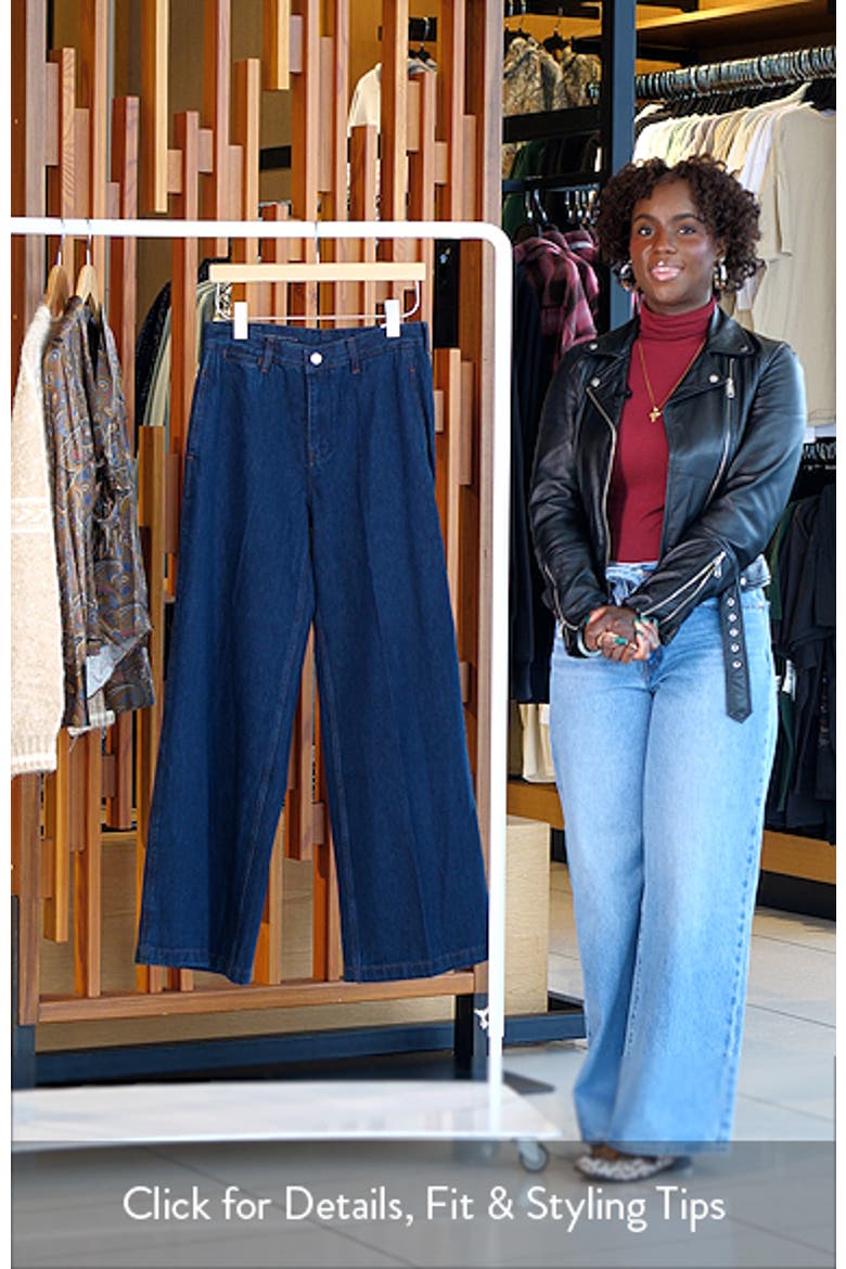 Deven Ultra High Waist Wide Leg Trouser Jeans video